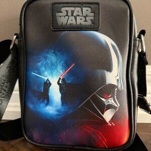 Star Wars Crossbody Bag – “May The Force Be With You” – Darth Vader & Lightsaber